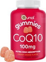 Qunol CoQ10 Gummies door Qunol, 100 mg, Delicious Gummy Supplementen, Helpt Ondersteuning Hart Gezondheid, 60 ct