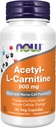 NOW Foods Supplementen, Acetyl-L Carnitine 500 mg, aminozuur, hersen- en zenuwcelfunctie*, 50 Veg Capsules