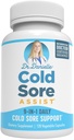 Best Cold Sore Supplement met Lysine en Lemon Balm - Dr. Danielle Cold Sore Assist - 120 Capsules