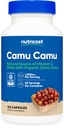Nutricost Camu Camu 1000mg, 120 Capsule - CCEF certifié fabriqué avec bio, sans OGM et sans gluten