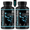 Complete Electrolyte Supplement w Hoge biologische beschikbaarheid en Cmax Chloride Kalium Magnesium voor Endurance Muscle Recovery Mental Focus. Rapid Rehydration Salts en Keto Friendly Pillen met 200 caps