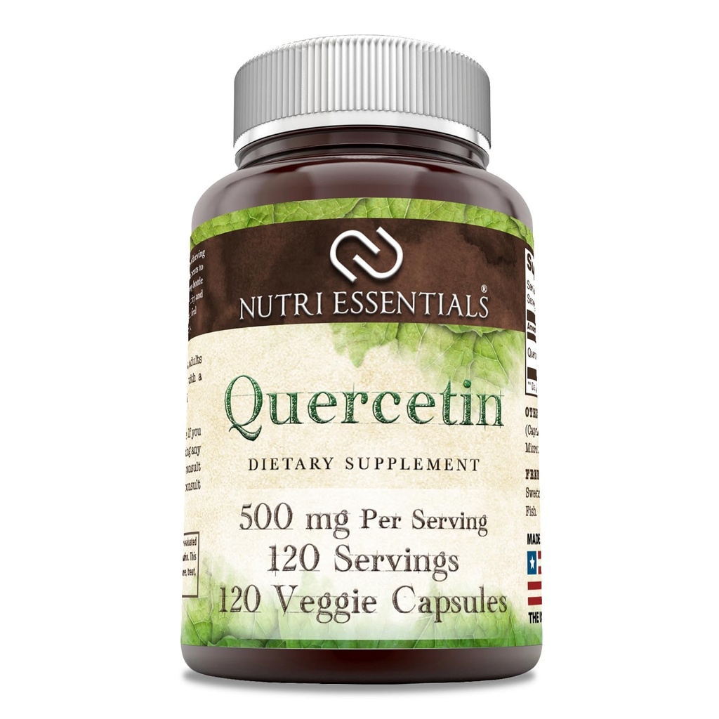 Quercetine 500 mg 120 Veggie Capsules Supplement 