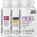 Hormone Balance & CandEase Matrix & Nierreiniging Bundle 3 Pack voor Vrouw 