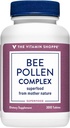 Le complexe de pollen d'abeilles Vitamine Shoppe 1000MG, Superfood avec propolis d'abeilles et gelée royale, support du système immunitaire saisonnier (300 comprimés)