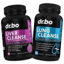 DR. BO Leverreiniging & Lung Support Pillen - Herbal Cleanser Formules ter ondersteuning van lever & Lung Health