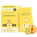 Feel Goods Immunity Icon, Zero Sugar, Vitamin C, A, B, D, E & Zink, Biologische Vlierbes, Ashwagandha, Drink Mix Powder, Veganistan, Non GMO, Cafeïne & Gluten Free 