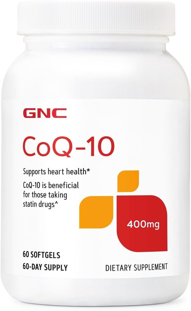 GNC CoQ-10 400mg Ondersteunt Heart Health