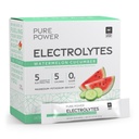 Dr. Mercola Pure Power Electrolytes - Supports Hydration & Muscle Function - Magnesium & Potassium Blend - 0 g Sugar per Serving - Watermelon Cucumber - 30 Packets