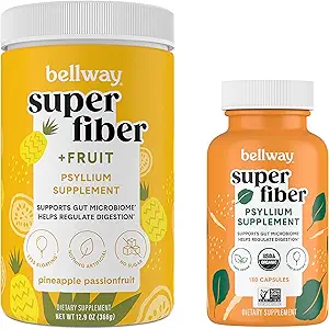 Bellway Super Fiber Poeder + Fruit, Ananas Passie Fruit Super Fiber Capsules