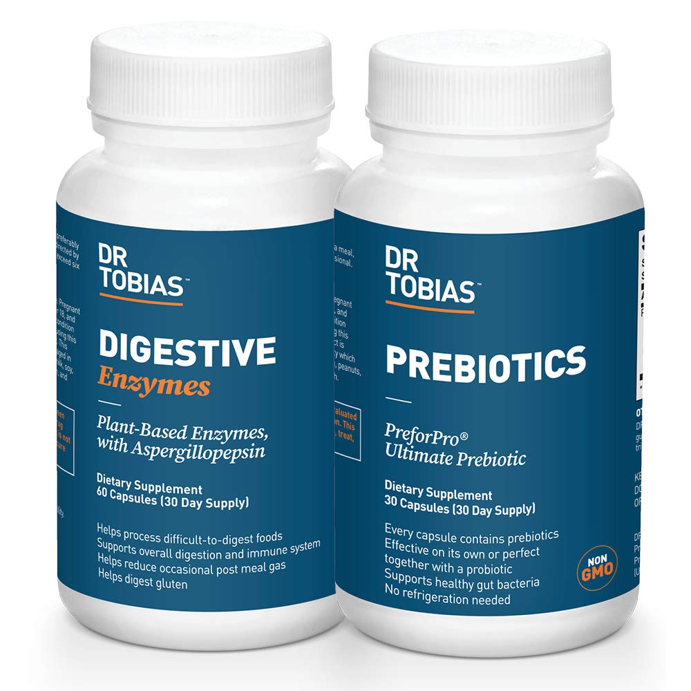 Dr. Tobias Prebiotica & Digestieve Enzymen Bundel voor Digestieve Gezondheid