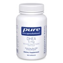 Encapsulations pures DHEA 5 mg - Immune Support et Hormones Balance* - Micronised DHEA - Sans gluten et végétalien - 180 capsules