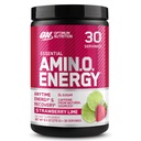 Optimale voeding Amino Energy - Pre-workout met groene thee, BCAA, Aminozuren, Keto vriendelijk, Green Coffee Extract, Energiepoeder - Aardbei Lime, 30 porties (Verpakking mei Vary)