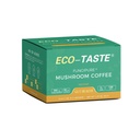 Mélange de café de champignons ECO-TASTE, conçu pour Gut-Health avec Chaga, Lion's Mane, Turkey Tail, Yacon et Probiotiques – 12 sachets