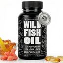 Wild Foods Omega 3 Supplément à l'huile de poisson, 120 capsules (1 pk)