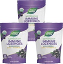 Nature's Way Sambucus Immune Lozenges, Zink + Vitamine C, Zwarte Vlierbes Extract, USDA Certified Organic, Original Berry Flavored, 24 Lozen (Verpakking mei Vary) - 3 Pack