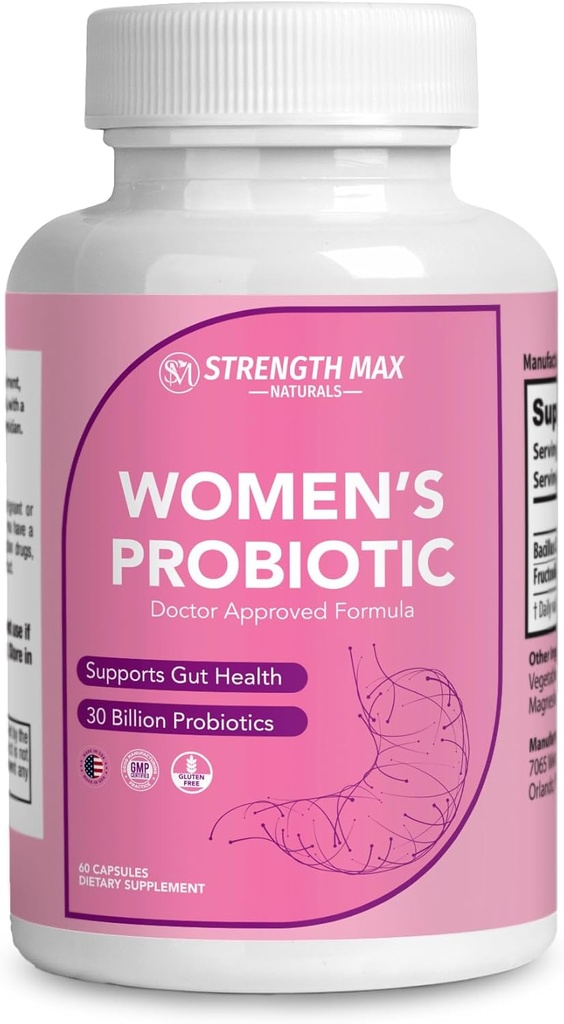 Vrouwen Probiotica, Ondersteunt Digestieve Gezondheid, PH Balance, Vaginale Gezondheid
