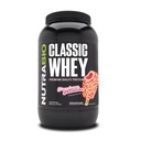 Supplément en poudre aux protéines de lactosérum classique de NutraBio - 25g de protéines par scoop - Profil d'acide amino à spectrum complet sans remplissage, colorants artificiels ou conservateurs - shortcake aux fraises, 2 livres