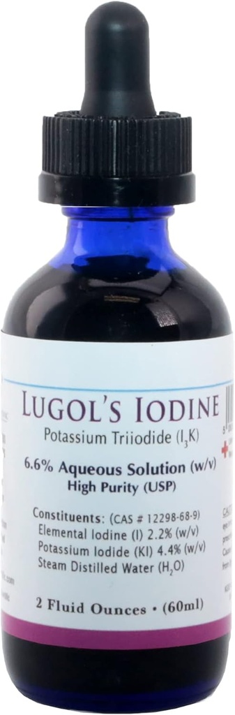 Lugolsjodium (Potassium Triiodide 6,6%) USP 2 Oz