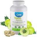 One Planet Nutrition Nano Amla 500 mg Veggie Capsules (120 porties), Amla Fruit Extract, hoog in vitamine C voor Collageen Productie & Immune Support, Non-GMO, Vegan, Glutenvrij