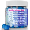 Alpha GPC Huperzine A FosfatidylSerine L-Theanine Blue Spirulina Bioperine Gummies, Alpha-GPC Huperzine-A Fosfatidyl Serine L Theanine Supplement, Poeder Capsules Tabletten Liquid Supplementen Alt