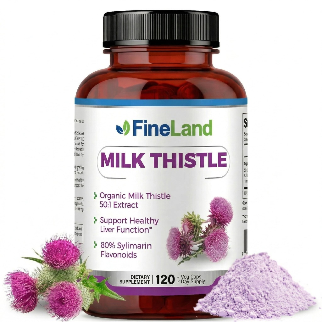 FineLand Milk Thistle Pillen 50:1 Extract 