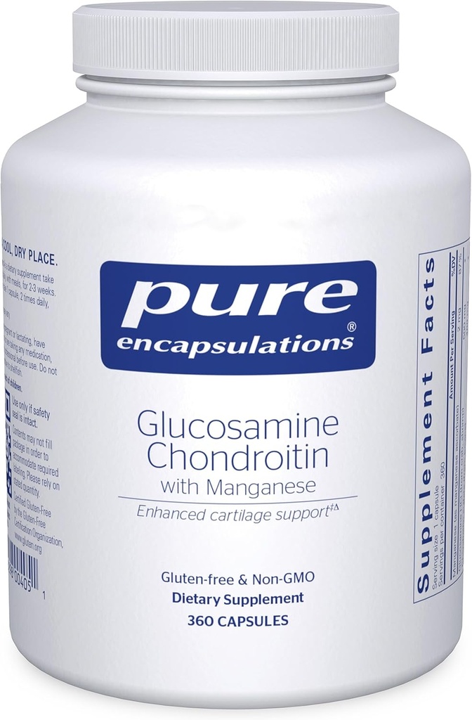 Pure Encapsulations Glucosamine Chondroitin met ›› Supplement voor Joint Support, Comfort, Mobiliteit, Cartilage Integrity and Health, and Connective Tissue* 