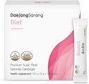 Daejang Sarang (Garcinia Cambogia, 30 Sticks) - Psyllium Husk Fiber Supplement, Digestive Health & Constipatie Relief. Plant-based ingrediënten, extra sterkte 5,500mg & HCA 780mg.