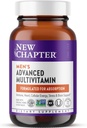Nieuw hoofdstuk Mannen Multivitamine Geavanceerde Formule voor Stress, Hersenen, Immune, Hart en Energie Ondersteuning, Hogere niveaus van Gefermenteerde Essentiële Voedingsstoffen voor Mannen + Selenium + B Vitaminen, 72 ct