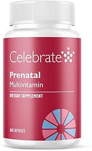Vier vitamines Bariatrische Prenatale Multivitamine Capsules met Folaat (Foliumzuur), Vitamine A, IJzer, Jodium, en Choline, voor Roux en Y en Sleeve Gastrectomie Patiënten, 60 Tellen