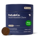 PetLab Co. 22 in 1 Honden Multivitamine - Ondersteuning Hond Immune Response, huid, jas, gewrichten & algemene gezondheid - Vitaminen A, E, D, B12, Mineralen, Antioxidanten - Kauwbare Varkenssmaak - Verpakking mei Vary