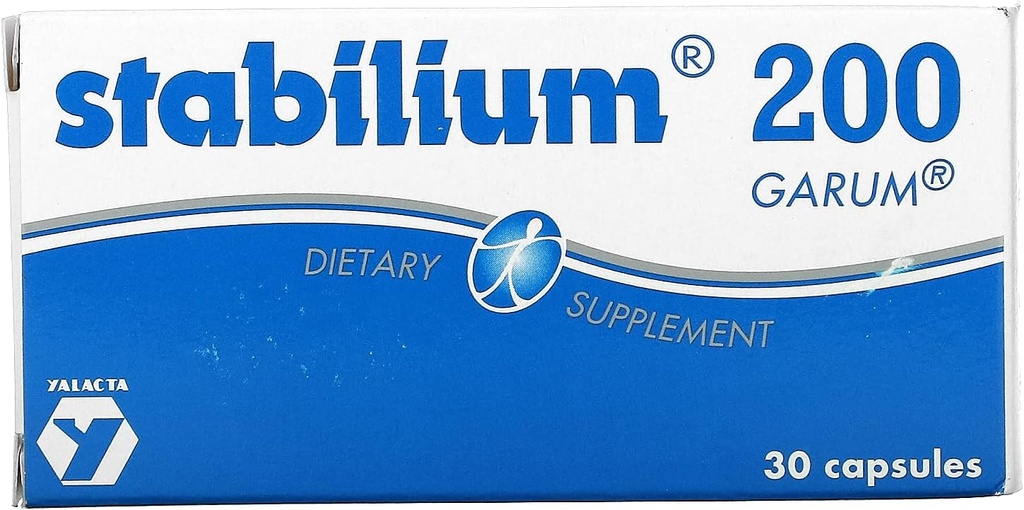 Allergy Research Group Stabilium 200 - Natuurlijke slaaphulp voor volwassenen zonder Melatonine, Nighttime Calm Support Supplement om te ontspannen, Diepe rustgevende slaapondersteuning - 30 capsules (pakket van 1)