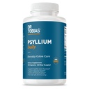 Dr. Tobias Psyllium Dagelijks, Ondersteunt gezonde Bowel Movement, Psyllium Husk Capsules met Bentoniet klei, Vlaszaad en Natuurlijke Ingrediënten, Dagelijkse Fiber Supplement ter ondersteuning van Colon Health, 180 Capsules
