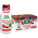 FeelGood Superfoods Vita Fruits et légumes Immune Support Suppléments de tir, Fruit Punch Flavor, Pack de 10 coups d'immunité, Système immunitaire Booster boisson faite avec 25 fruits et légumes biologiques