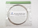 Fils générateurs d'argent pur – 9999 Électrodes d'argent – pré-cut 36 pouces 10 fils de jauge – convient aux générateurs LifeForce