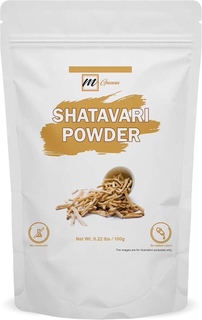 100% natuurlijke Shatavari/Asparagus Racemosus Poeder voor gezondheid en huidverzorging 0,22 LBS / 100 GMS