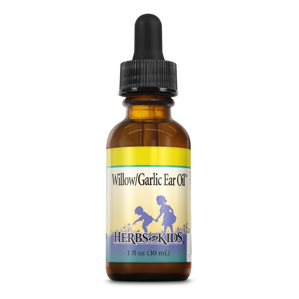Kruiden voor kinderen Willow/Garlic Oorolie, ongeparfumeerd (Btl-Glass)
