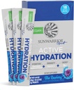 Sunwarrior Hydration Powder Electrolyte Packets Powder B12 Vlierbessen 