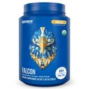 BIRDMAN Falcon Vegan Protein Powder Organic, Stevia & Sugar Free, Plant Based Protein, Low Carb, Dairy Free, Keto, Non Whey Protein, Probiotic, Pea Protein 