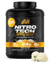 MuscleTech Whey Protéine Poudre (Vanilla Cream, 5LB) - Nitro-Tech Whey Protéine Isolée Mélange de Smoothie pour Lean Muscle & Recovery - 24g de Whey Gold pour les femmes et les hommes - Emballage May Vary