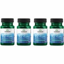 Swanson Lutein & Zeaxanthine Synergistic Eye Health Vision Retina Macula Supplement (Lutein 20 mg & OmniXan Zeaxanthine 2 mg) 60 Softgels Sgels (4 Pack)