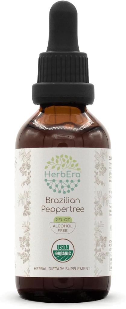 HerbEra Braziliaanse Peppertree B60 USDA Organische Tinctuur 