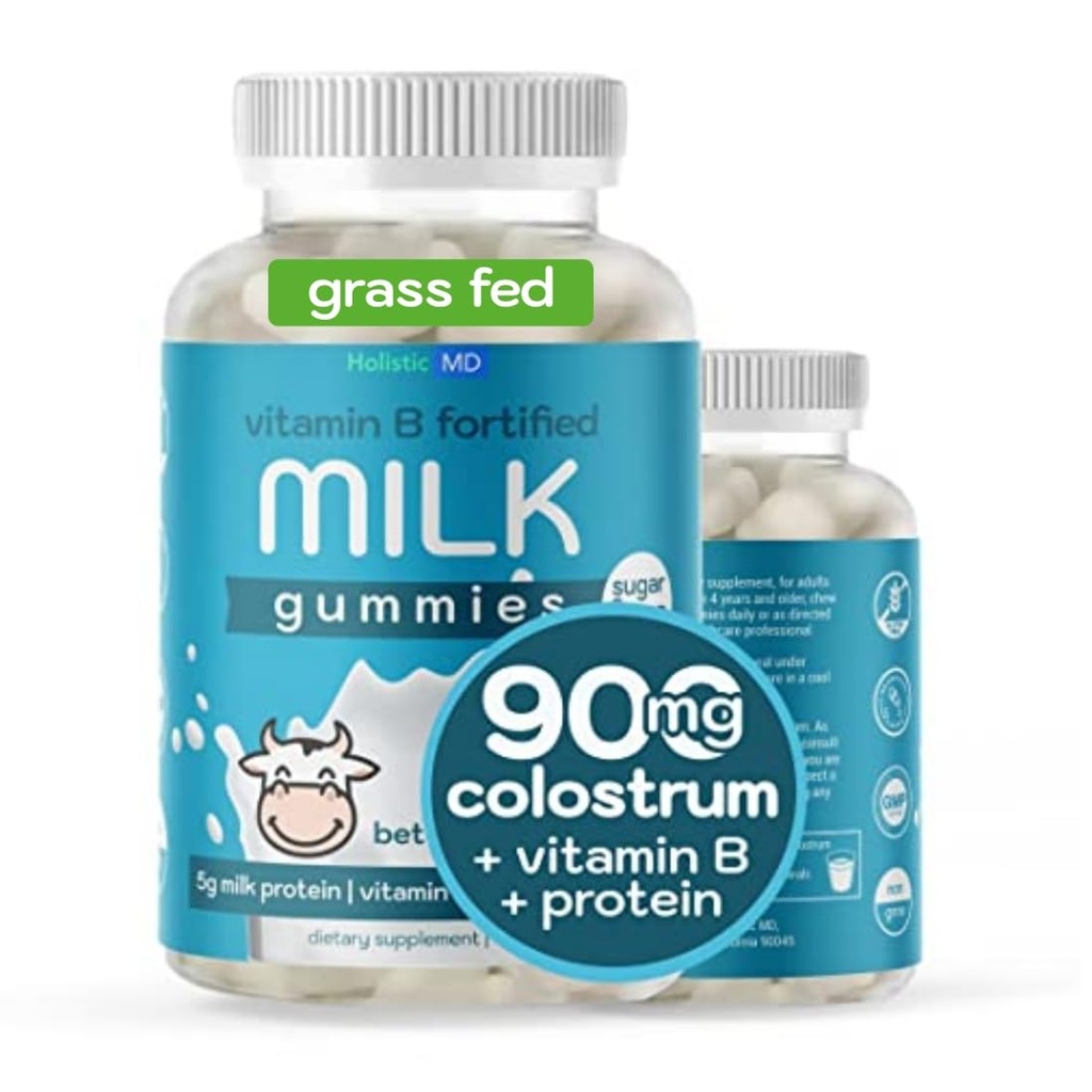 Colostrum Gummies for Kids Volwassenen Ouderen Colostrum Melk Proteïne Gummies with Vitamin B Complex