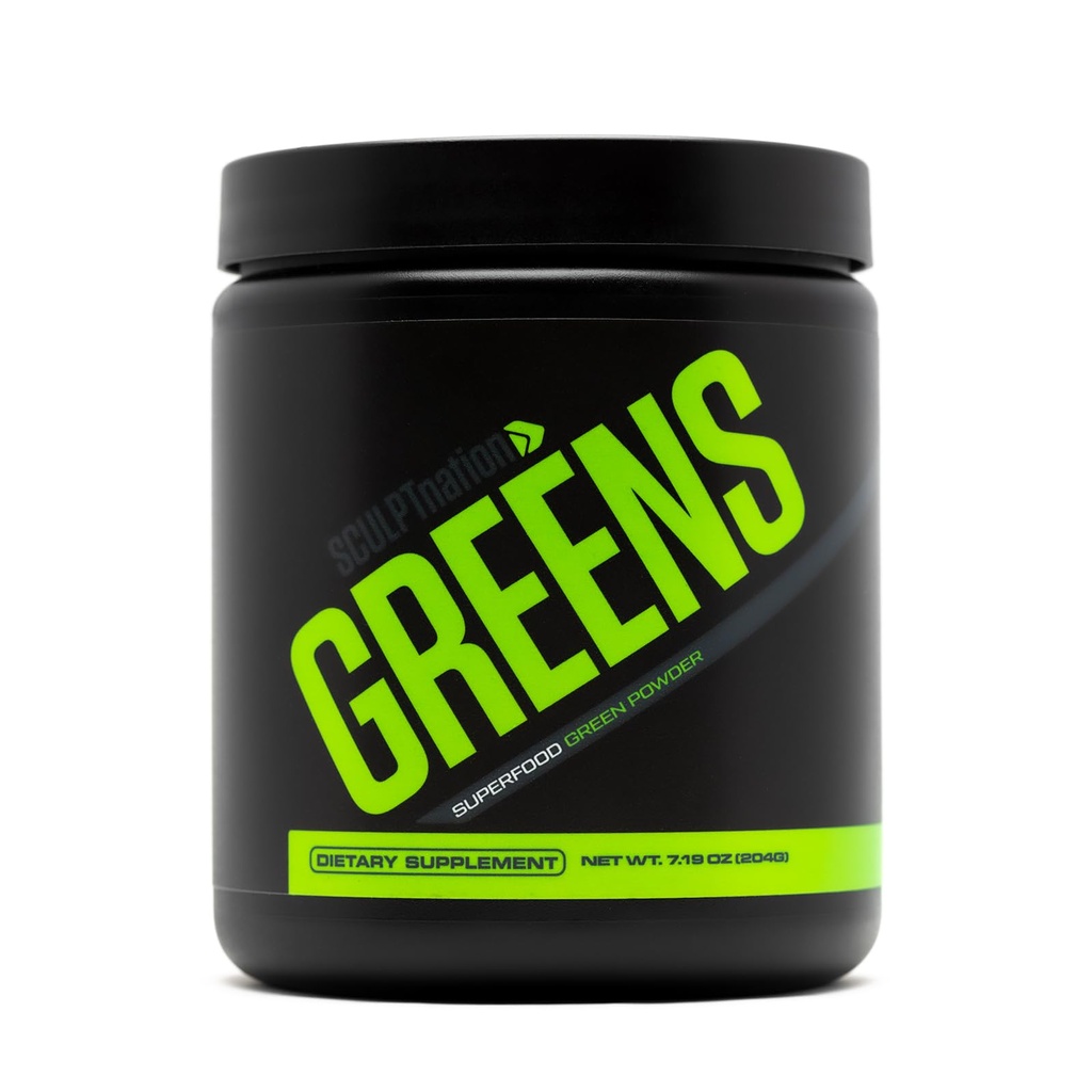 Sculpt Nation by V Shred Greens - Premium Greens Powder & Superfood Blend with Collageen to Support Skin, Digestie, and Energy - 30-Day Supply