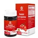 Lycopeen Supplement 100mg, Natuurlijke Tomaat Extract met Reishi Mushroom 200mg, Mushroom Capsule voor Immune Health, Glutenvrije, Non-GMO, Vegan, 60 Rapid Release Capsules
