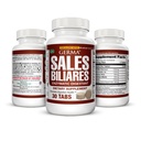 Germa Bile Salts Complément alimentaire naturel, pour le soutien du foie / Ventes Biliares Suplemento Dietetico Natural, Ayuda Higado 30 Tabs