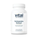 Vitale voedingsstoffen - Schisandra Extract - Lever, Immune, Energie en Duurzaamheid Ondersteuning - 90 Vegetarische Capsules per fles - 1000 mg