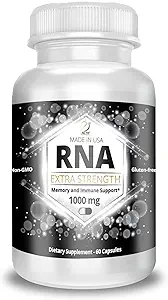 ACTIF RNA Extra Strength 1000 Mg, RNA Supplement met Geheugen en Immuun Ondersteuning, 60 capsules