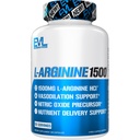 Evlutie Voeding Nitric Oxide Booster L-Arginine Supplement - High Potency Nitric Oxide Supplement met 1500 mg L Arginine HCL voor Enhanced Pumps Energie Spiergroei en Bloedvatigheid NO Booster