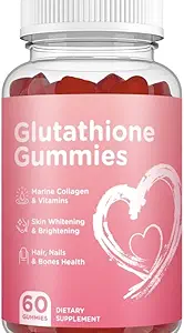 Glutathion Huidverzorging - Huidverheldering - Gummies Collageen - Anti-Aging L-Glutathione - Marine Collageen & Vitaminen