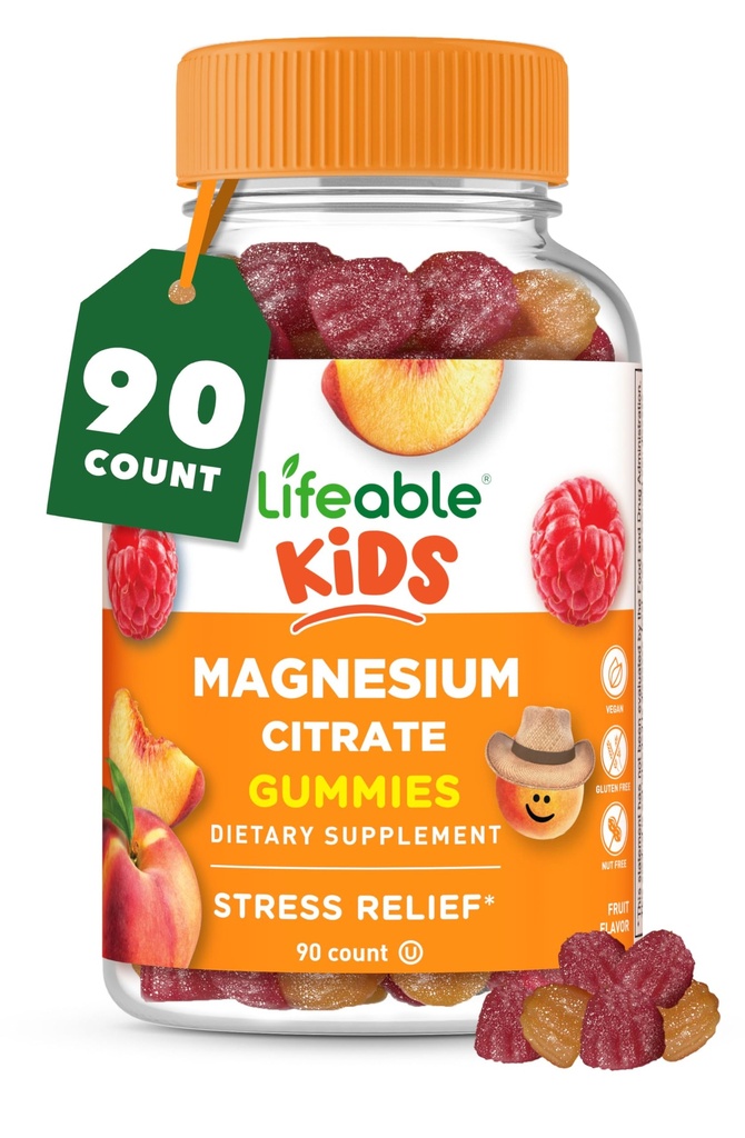 Levensvatbare Magnesium Gummies voor kinderen 